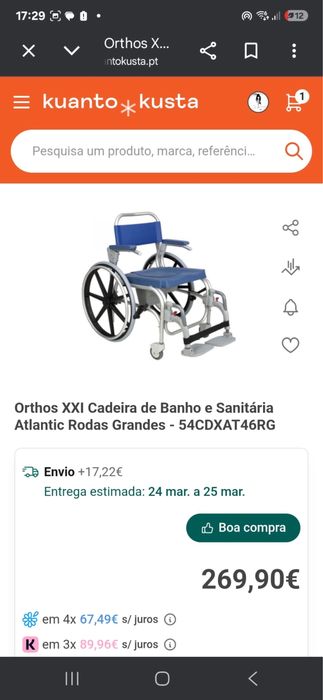 Cadeira de Rodas - NOVA