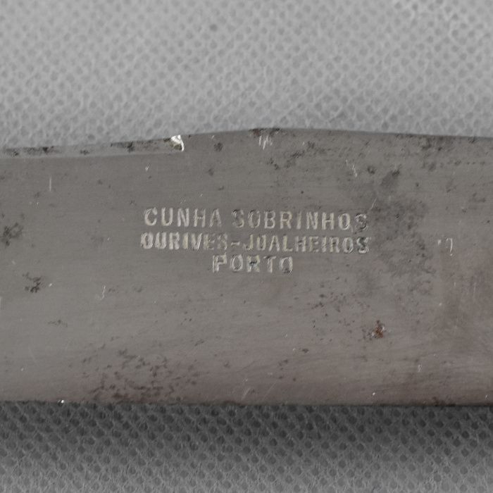 Trinchante de carne com garfo e faca, prata Javali