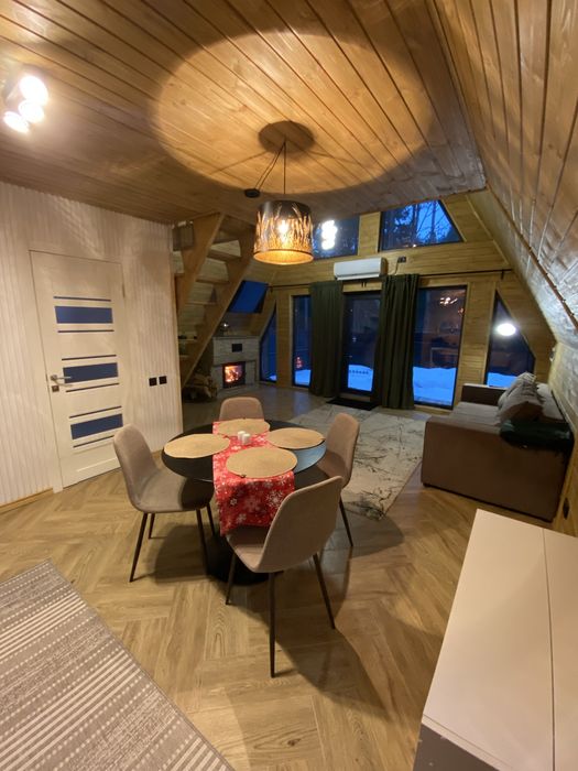 Відпочинок.Оренда будинку А-Фрейм біля озера Велимче Соловичі