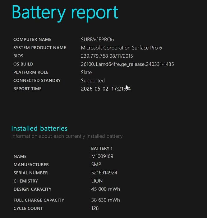 Surface Pro 6 + Teclado