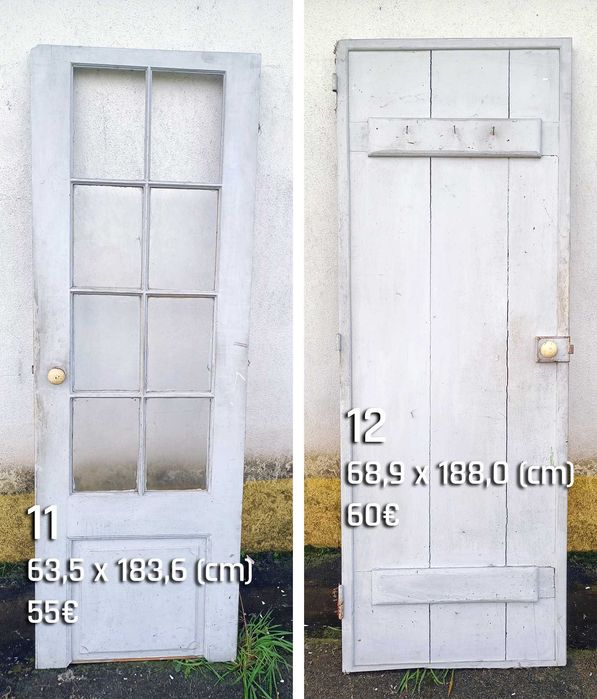 portas e janelas antigas de (verdadeira) madeira  | optimas para restauros de espaços vintage