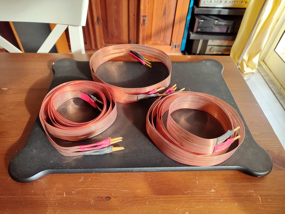 Nordost Super Flatline Gold Cabos de Coluna Hi-Fi 2x2.5M