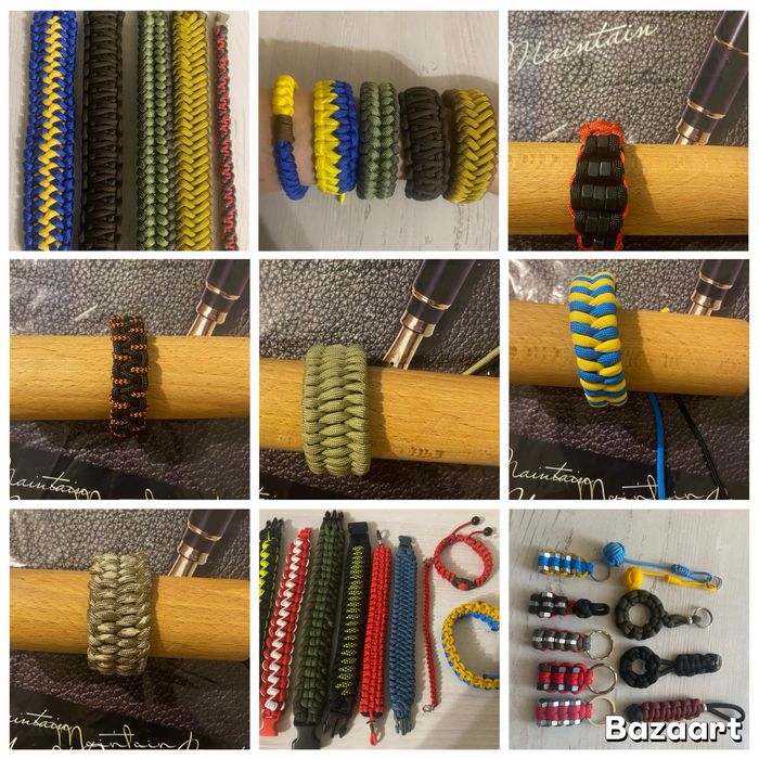 Браслети, брелки, темляки