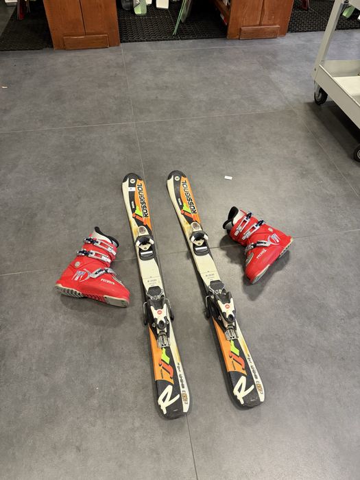 Zestaw narciarski dziecięcy Narty ROSSIGNOL + buty TECNICA Sklep Krk