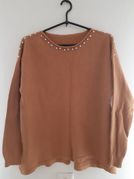 Sweter brązowy xx