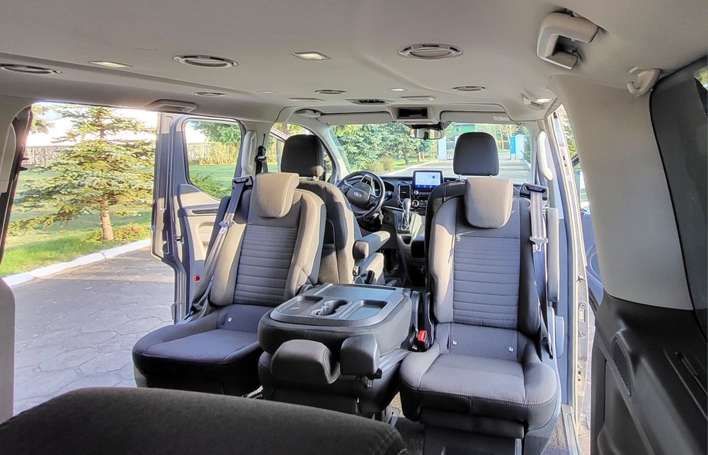 Wynajem busa 8-osobowy automat Ford Tourneo Custom 185KM # narty