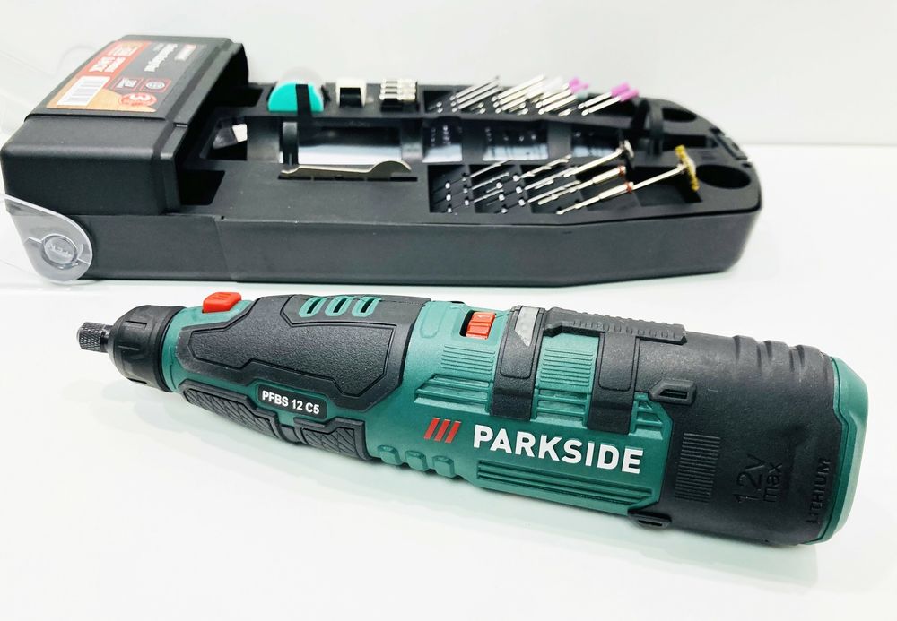 НОВИЙ аккумуляторн гравер сГермани Parkside PFBS 12/дремель/бормашинка