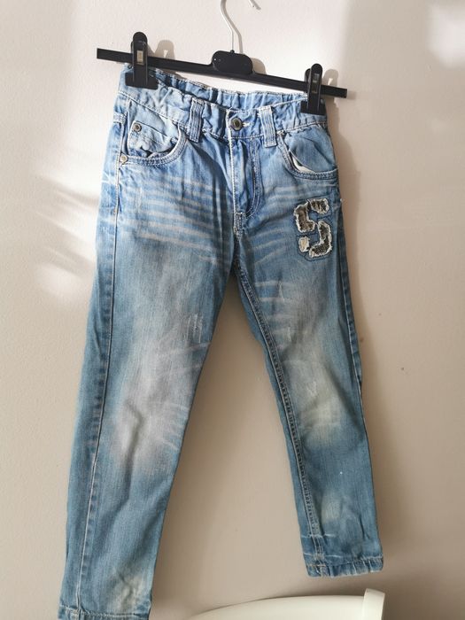 Spodnie chłopięca jeans 128