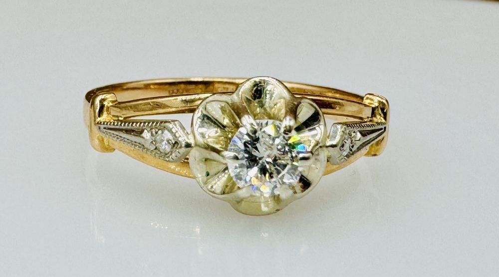 Кольцо с бриллиантами 583