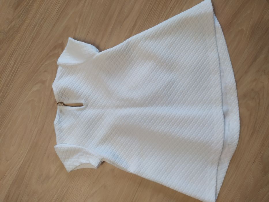 Sukienka biała chrzest