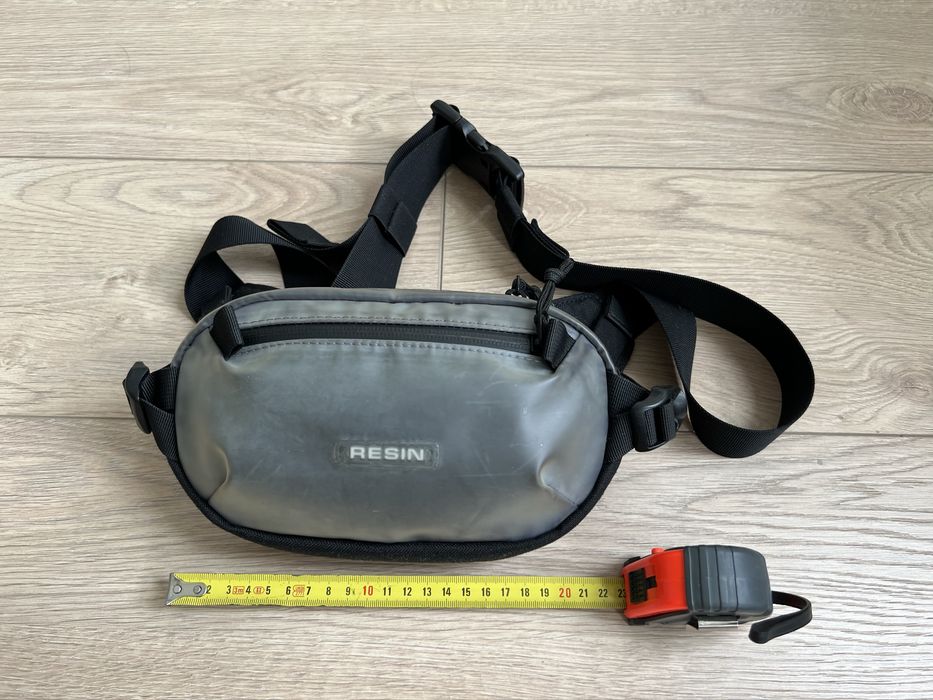 Сумка поясна бананка fanny pack hip pack Resin Graphite