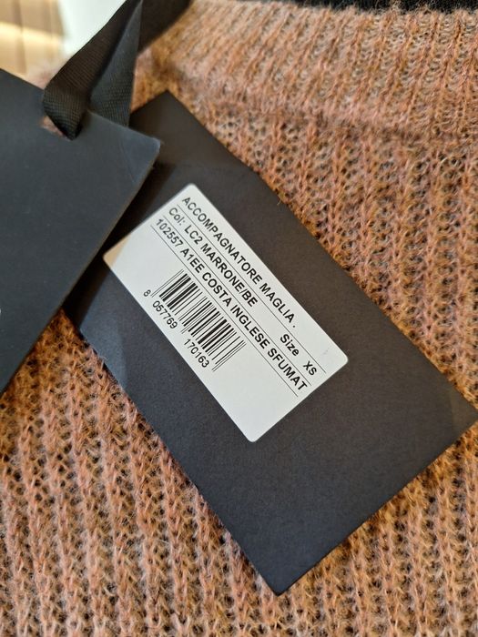 Pinko, Accompagnatore, damski sweter, r. XS,  oversize