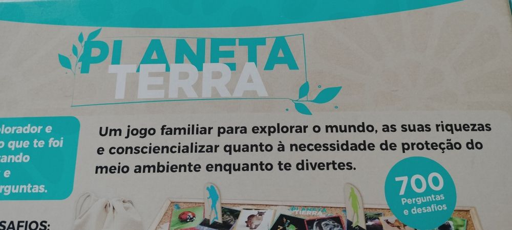 Jogo tabuleiro planeta terra