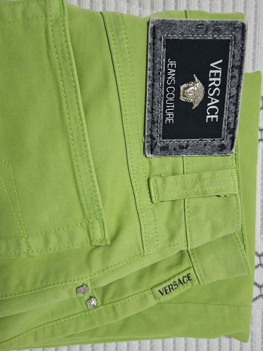 Calça / Jeans VERSACE I Ganga unisex Skinny Tasche  | ORIGINAIS | Novas | logótipo Versace em relevo e Medusa de metal em três dimensões