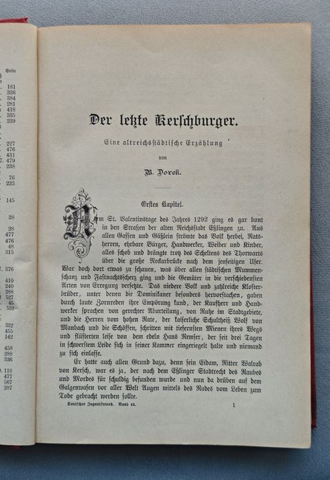 Książka antykwaryczna Deutscher Jugendfreund 1890 rok, 45 tom