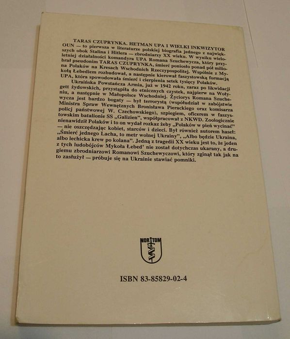 Taras Czuprynka ( Roman Szuchewycz ) - Edward Prus - 1998