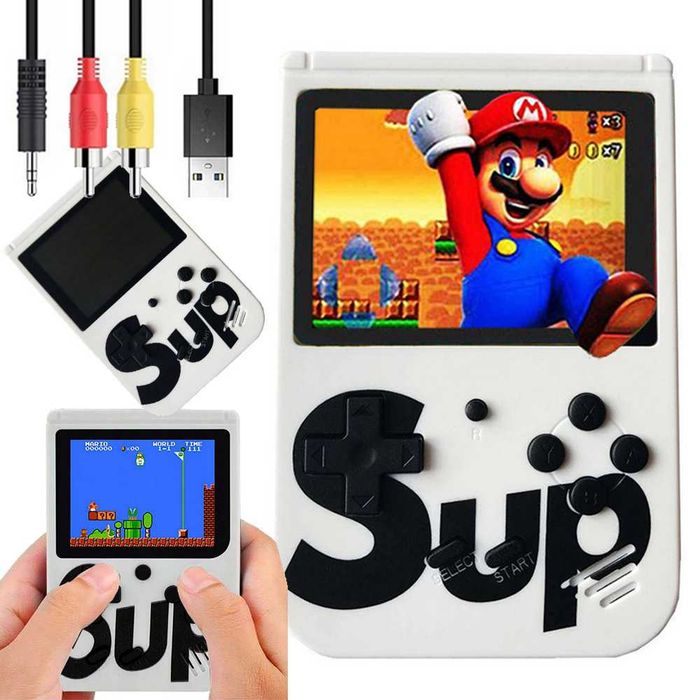 Mini Konsola Retro 3" 400 Gier Game Box TV Mario Contra