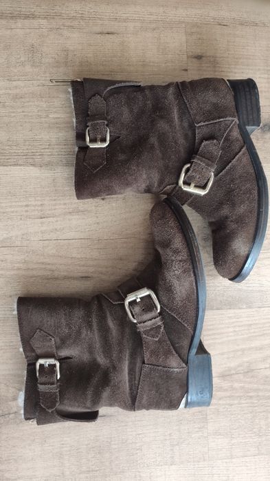 Botas Carolina Herrera 37 camurça