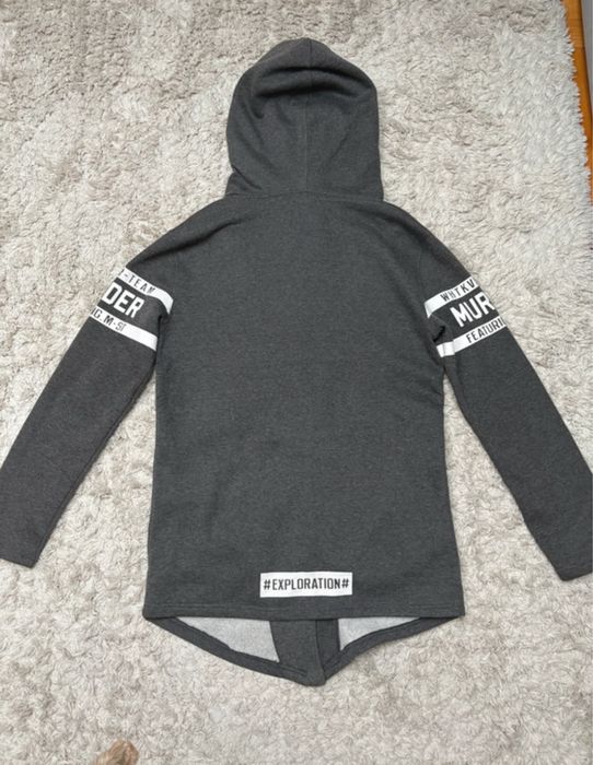 Bluza męska szara z kapturem Ozonee L