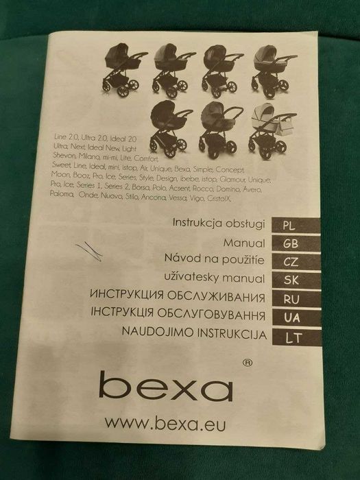 Коляска Bexa 2в1 + аксесуари