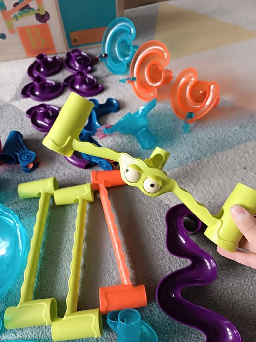 Kulodrom interaktywny  B.toys marble palooza deluxe kulki tor