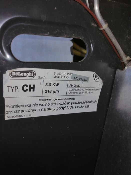 Piecyk gazowo elektryczny