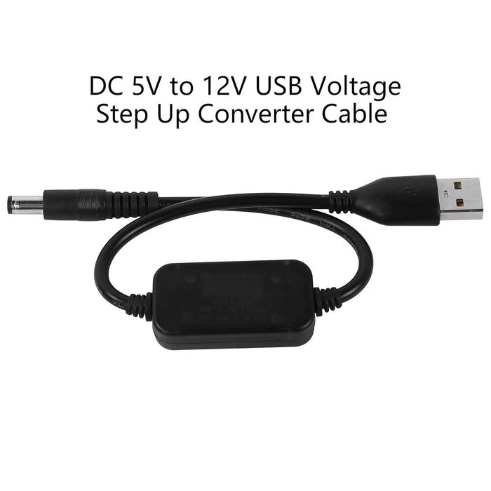 CERRXIAN DC 5 V do DC 12 V kabel USB konwerter podwyższający napięcie