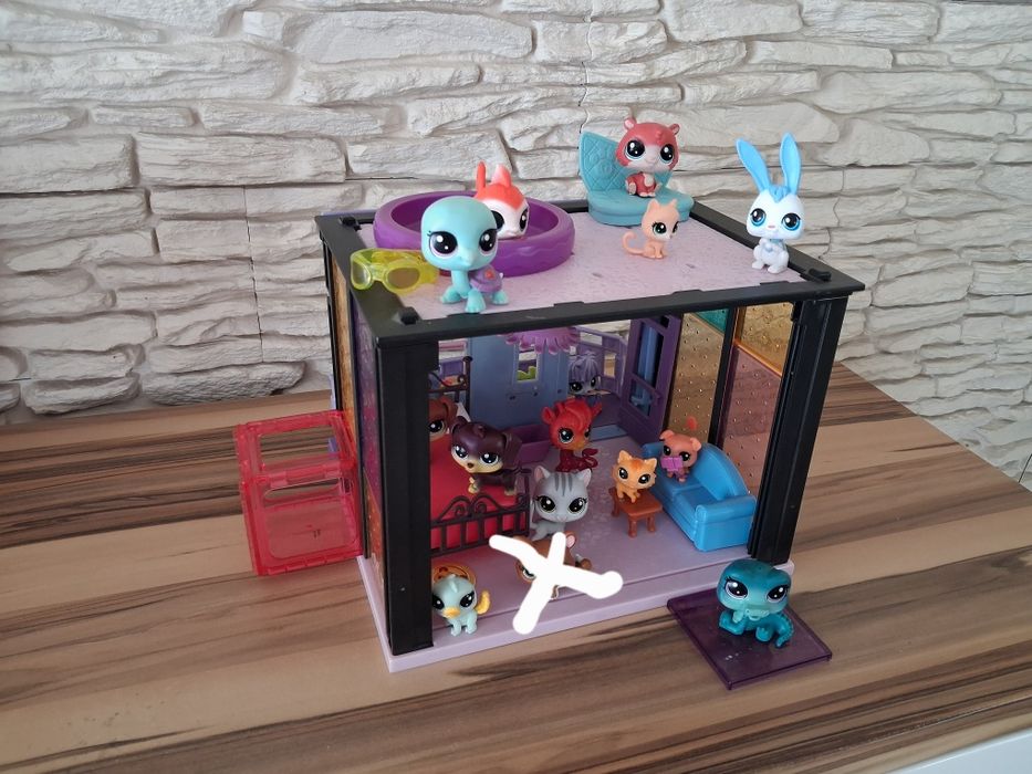 LPS Littles Pet Shop domek, figurki, zestaw