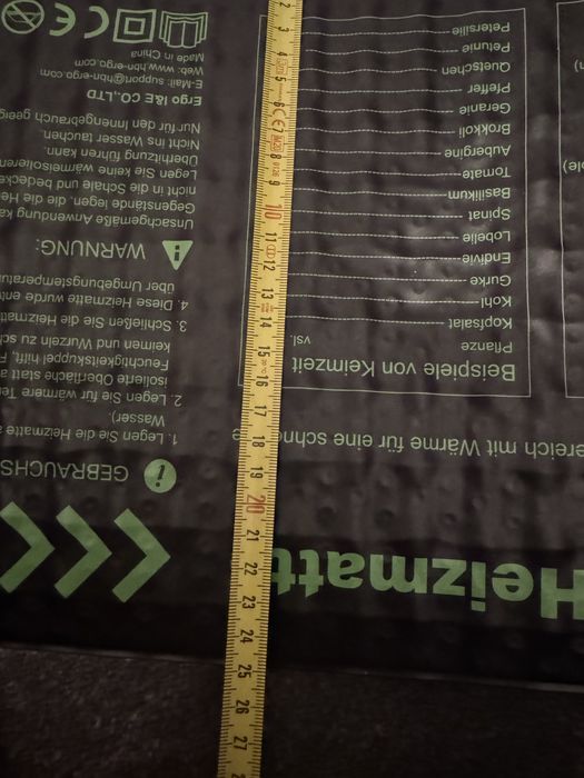 mata grzewcza do sadzonek marki HBN