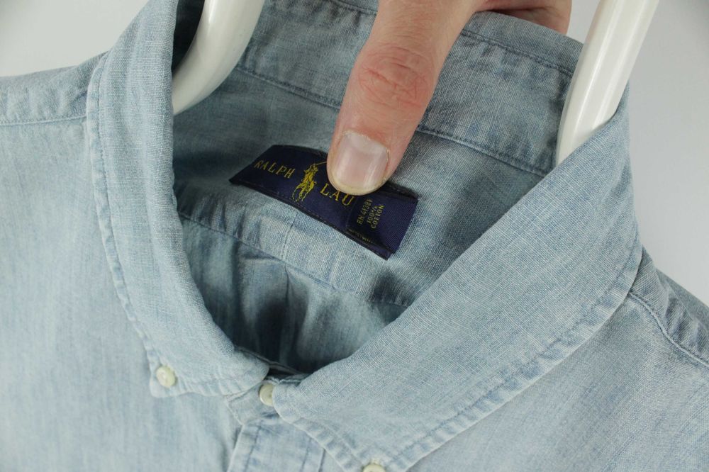 Стильна брендова сорочка рубашка Polo Ralph Lauren Chambray Shirt Розмір ХЛ