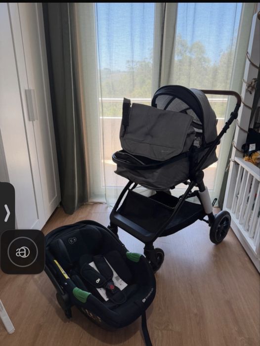 Carrinho bebe Kinderkraft 3 em 1