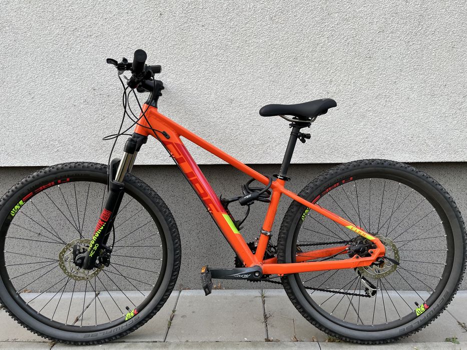 Rower mtb pomarańczowy unisex
