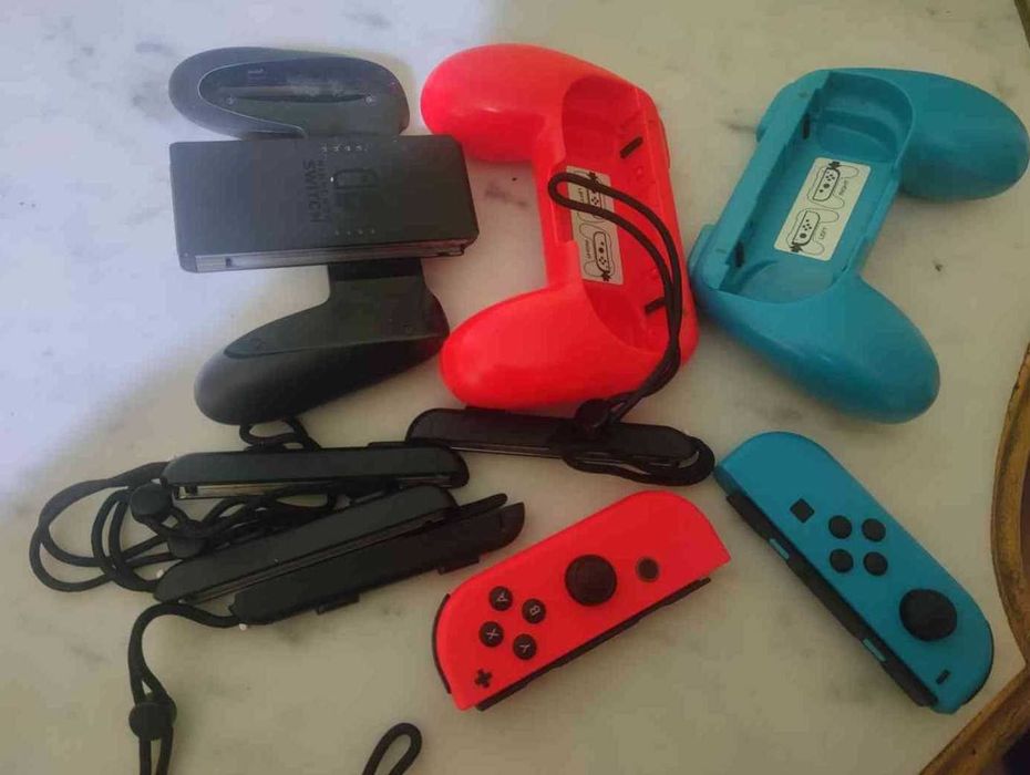 Nintendo Switch + jogos + acessórios