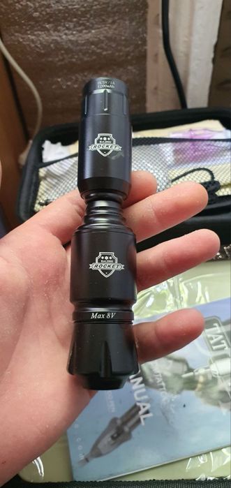 Тату-машинка DM Tattoo Rocket (майже нова, 4 татуювання)