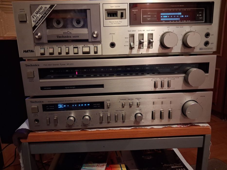 Piękny zestaw Technics  Vintage  lata 80