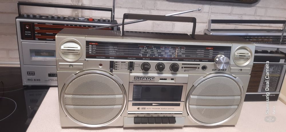 магнитола магнитофон SHARP QT 90 GF 450 GF 7500 GF 5757 состояние 100% рабочий 1981г APSS