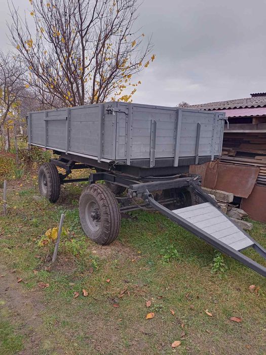 Тракторний причіп 2ПТС-4, обмін на мульчер.