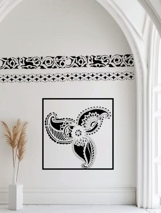 2 szt - Szablony malarskie, DIY, crapbookingu, tynk ozdobny - Nr C25