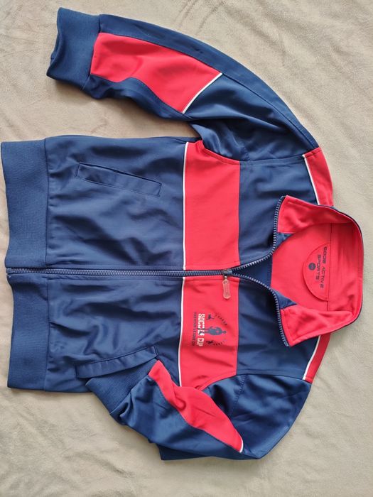 Zestaw 21) bluzy sportowe r. 122 128