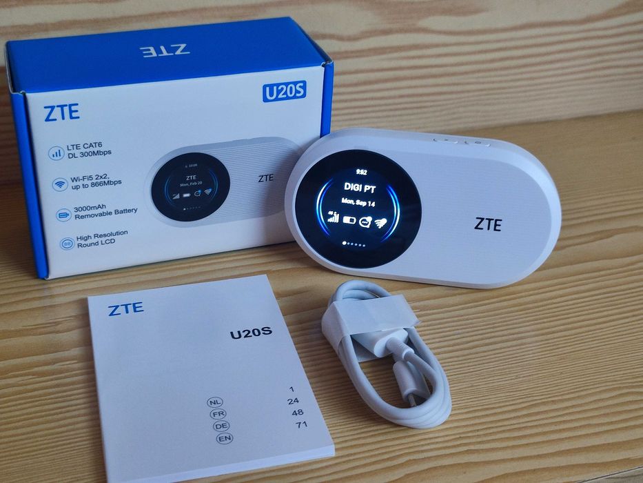 300mbps ZTE U20S 4G+ 3000mAh Cat.6 Router SIM hotspot roteador