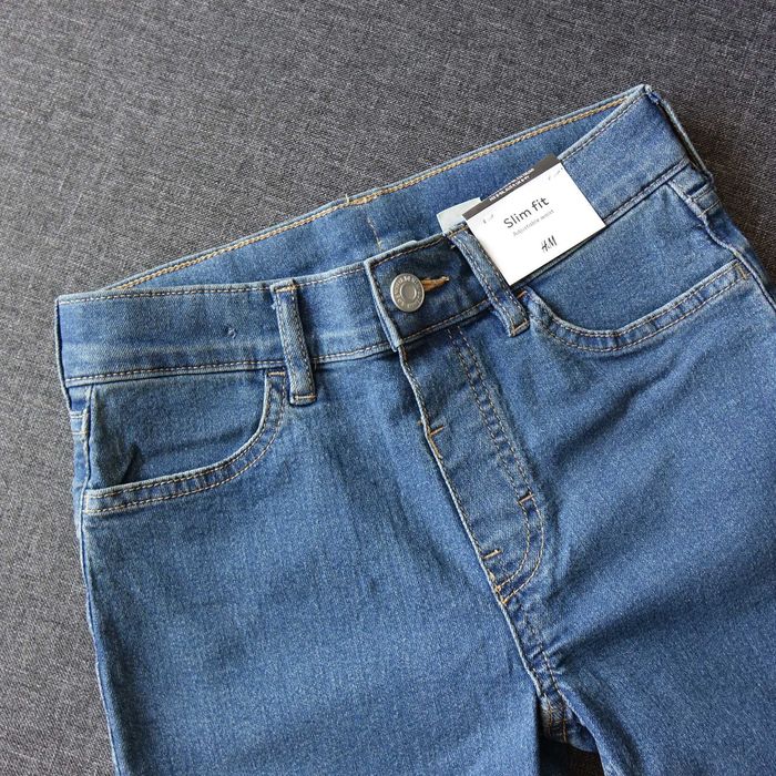 Spodnie jeansowe chłopięce Superstretch Jeans H&M r.134