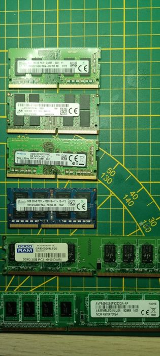 Pamięć RAM DDR2 DDR3 DDR4 2GB 8GB 16GB