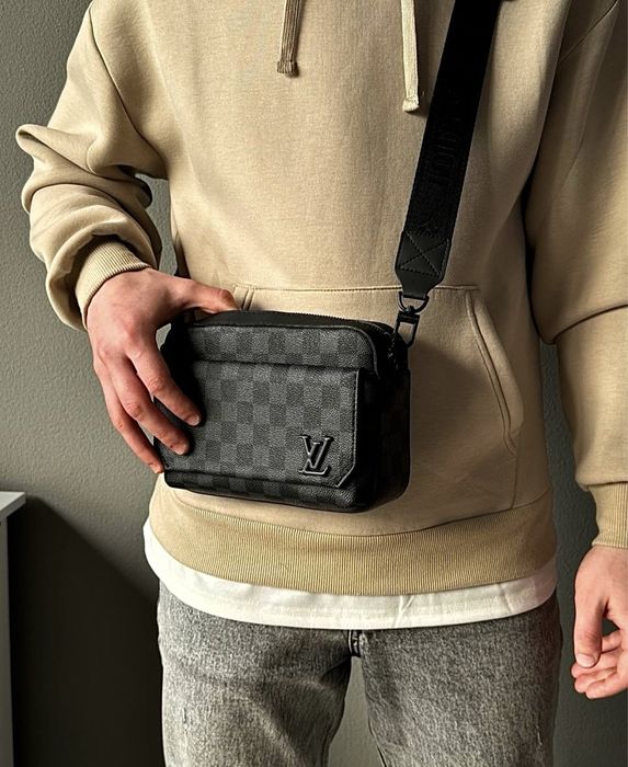 ‼️БЕЗ ПРЕДОПЛАТ‼️Мужская сумка через плечо луи витон Louis Vuitton | сумка через плечо луи витон LV | сумка лв | мужская сумка | сумка луи витон |
