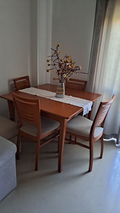 Sala completa em cerejeira