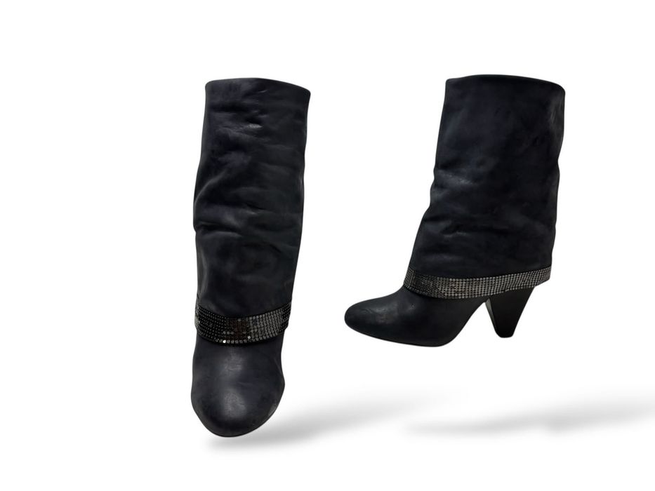 Botki skorzane Guess rozmiar 39