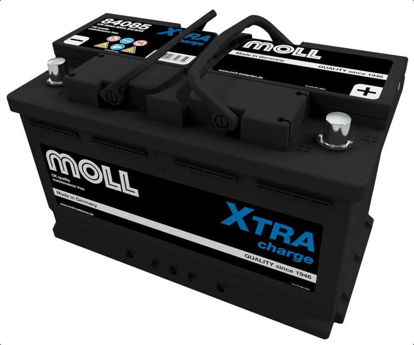 NOWY! Akumulator Rozruchowy MOLL X-Tra Charge - 12V - 85Ah - 800A P+