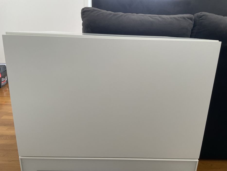 Armario parede Ikea Besta + Lappviken branco