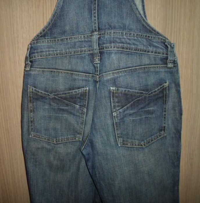 Комбинезон джинсовый H&M MAMA размер S 44-46 пояс 88-100см