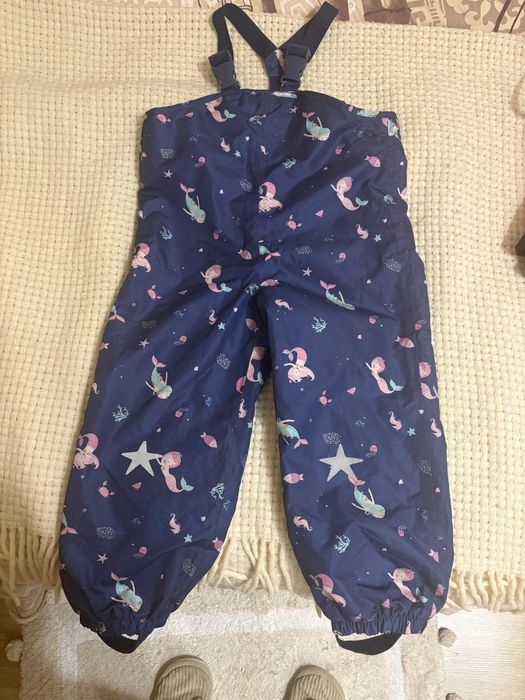 Зимовий напівкомбінезон  на дівчинку