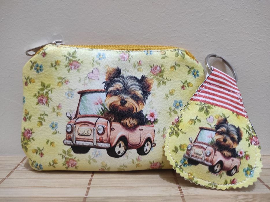 Conjuntos de porta-moedas e porta-chaves